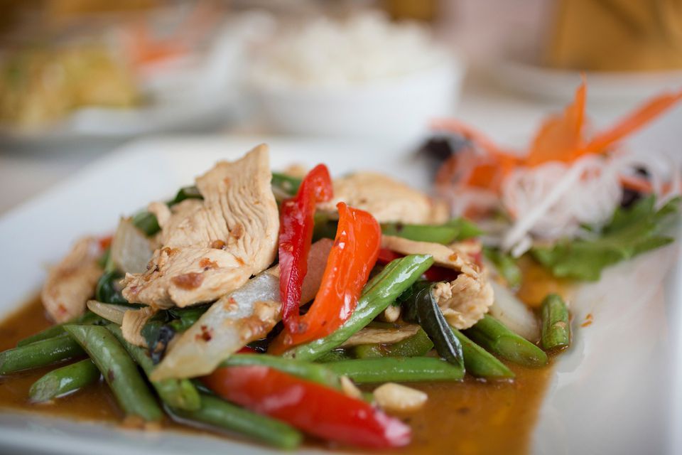 Chinese Stir-Fried Chicken With Bell Peppers Recipe
