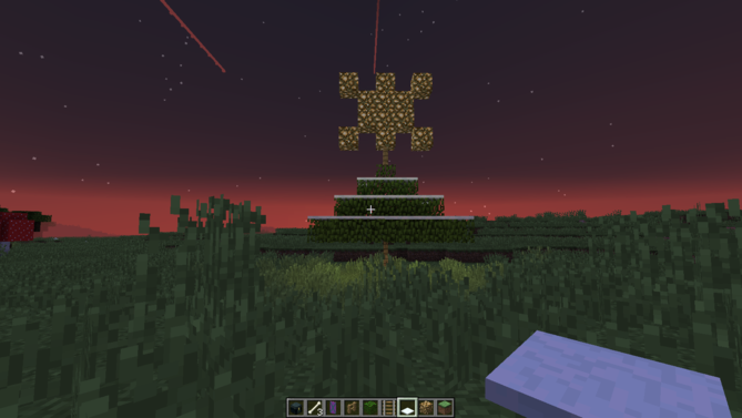 How to Make a Christmas Tree on Minecraft: 6 Steps