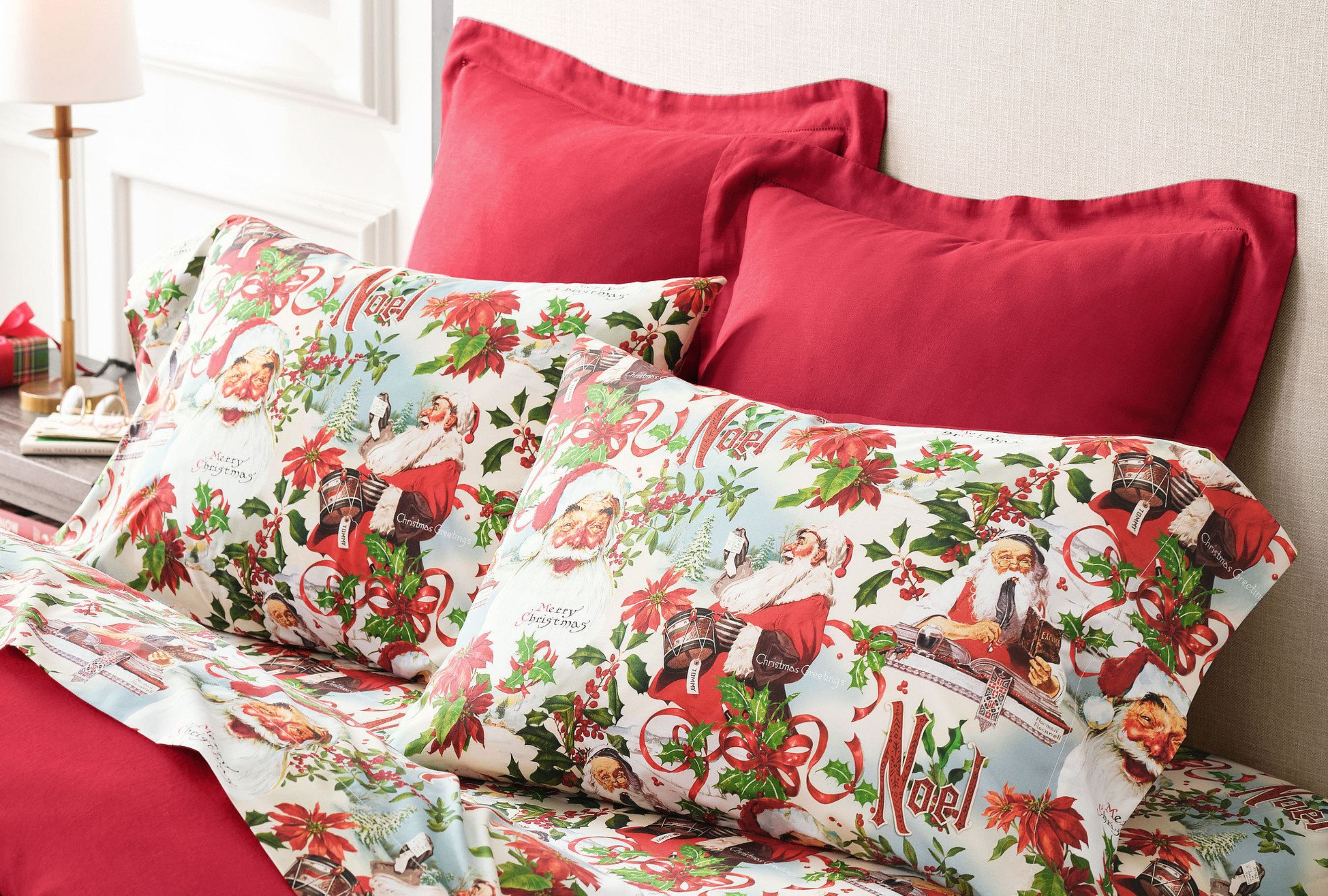Santa Claus Comes to Town in This New Norman Rockwell Collection from Pottery Barn