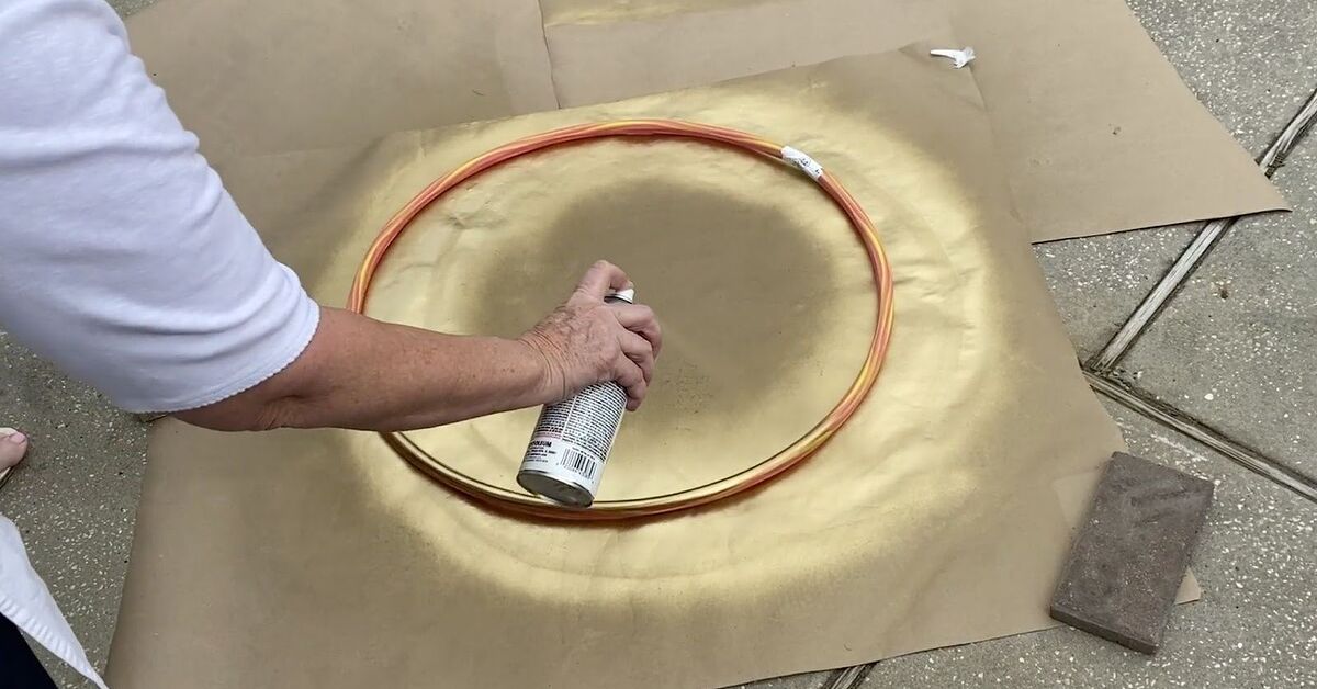 Create Magic Outdoors with a Stunning Hula Hoop Chandelier