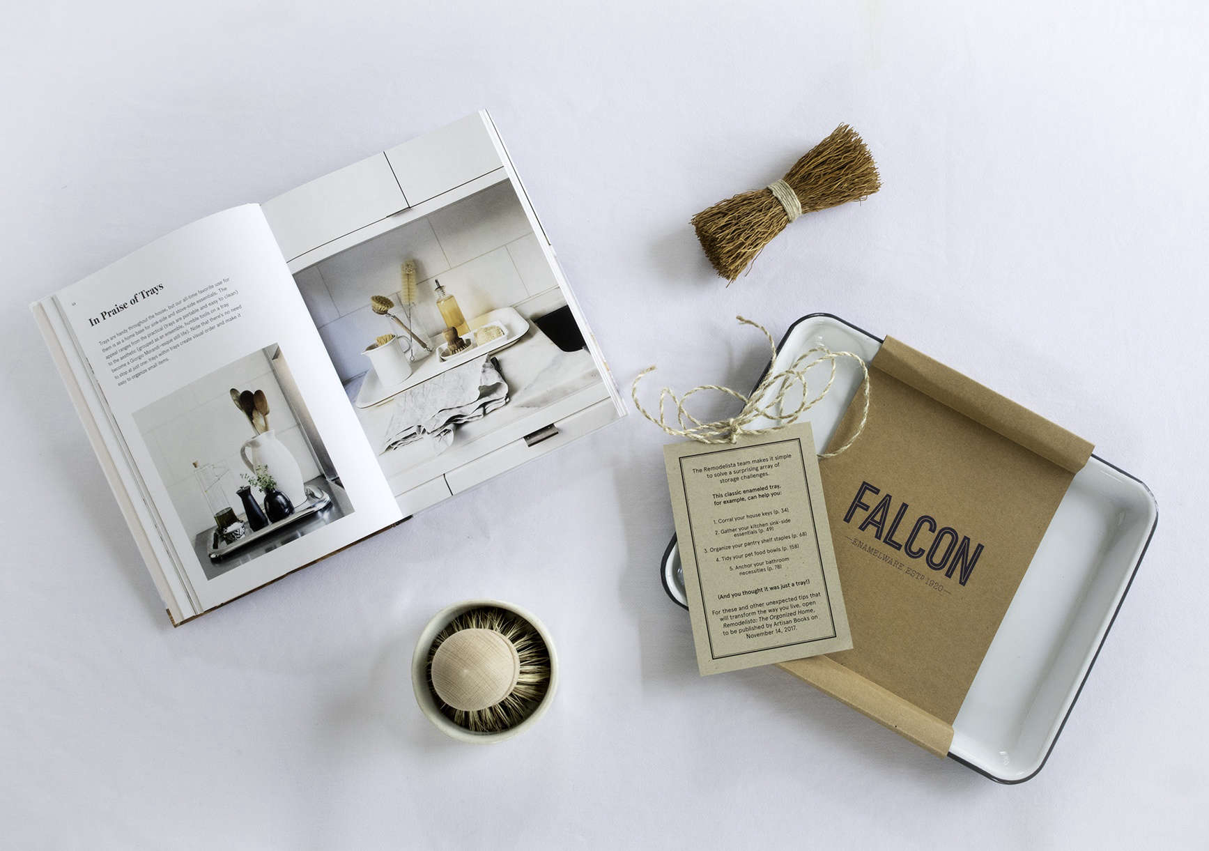 Instagram Giveaway: “Remodelista: The Organized Home” and Falcon Enamelware