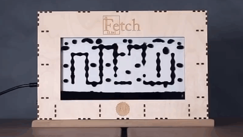 Ferrofluid Display Gets New, Better Driver Circuitry