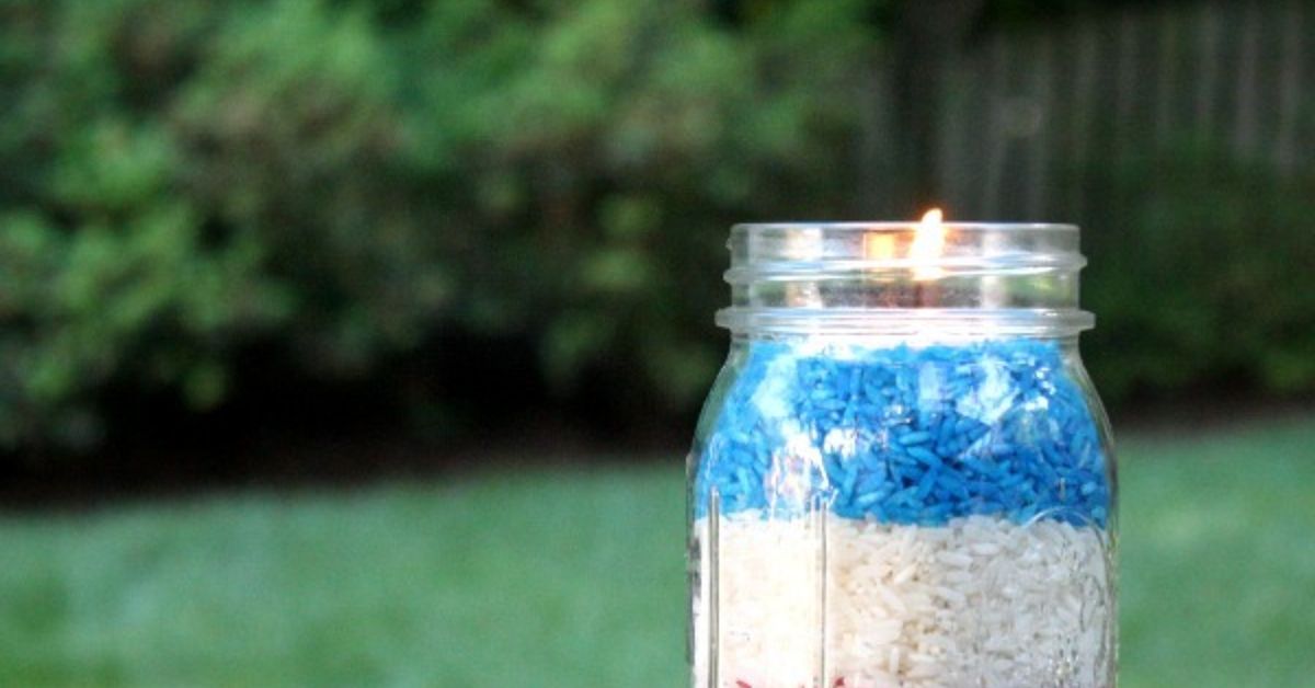 Red White and Blue Votives