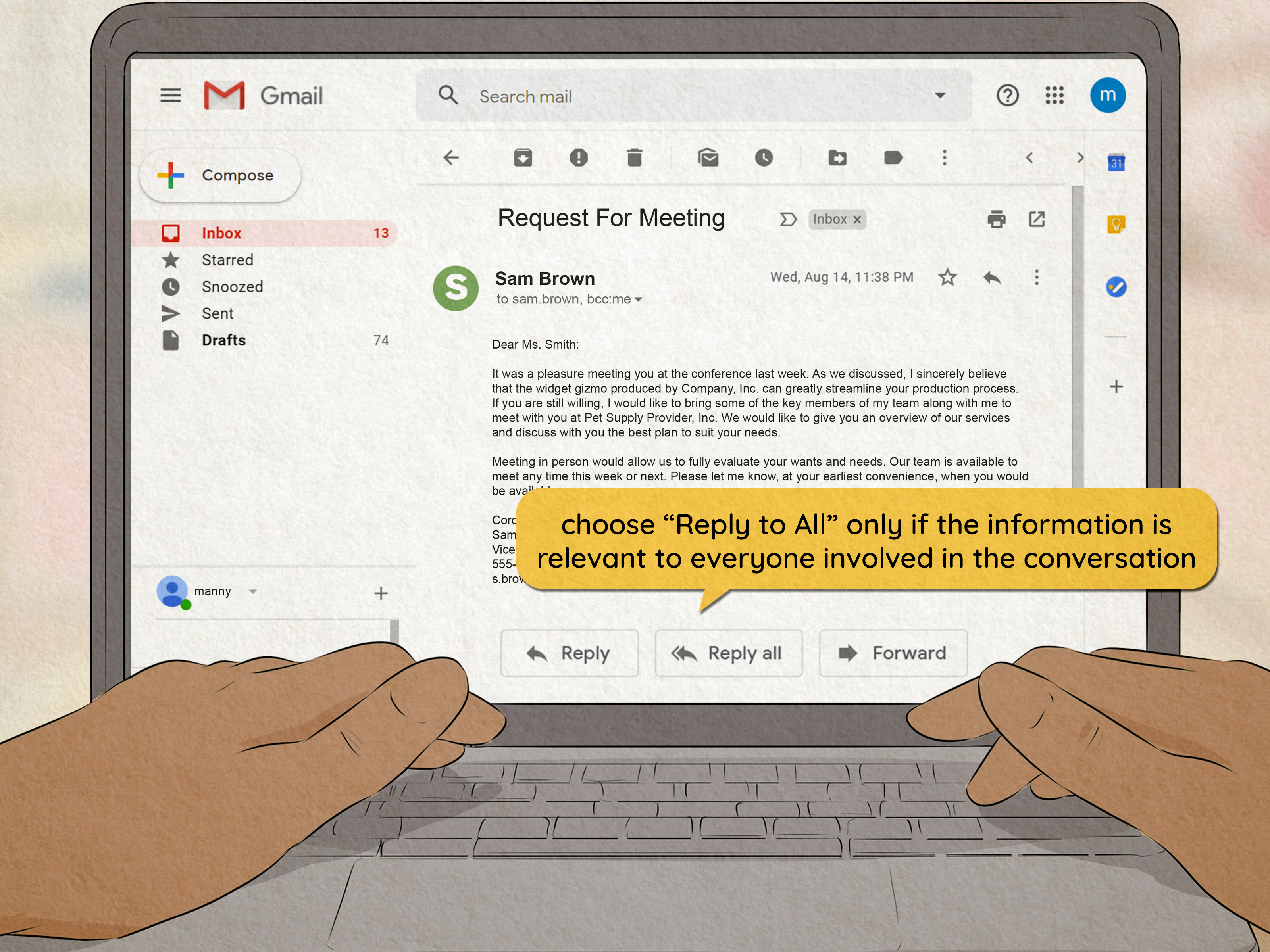 How to Write a Professional Email: 13 Tips Plus Examples