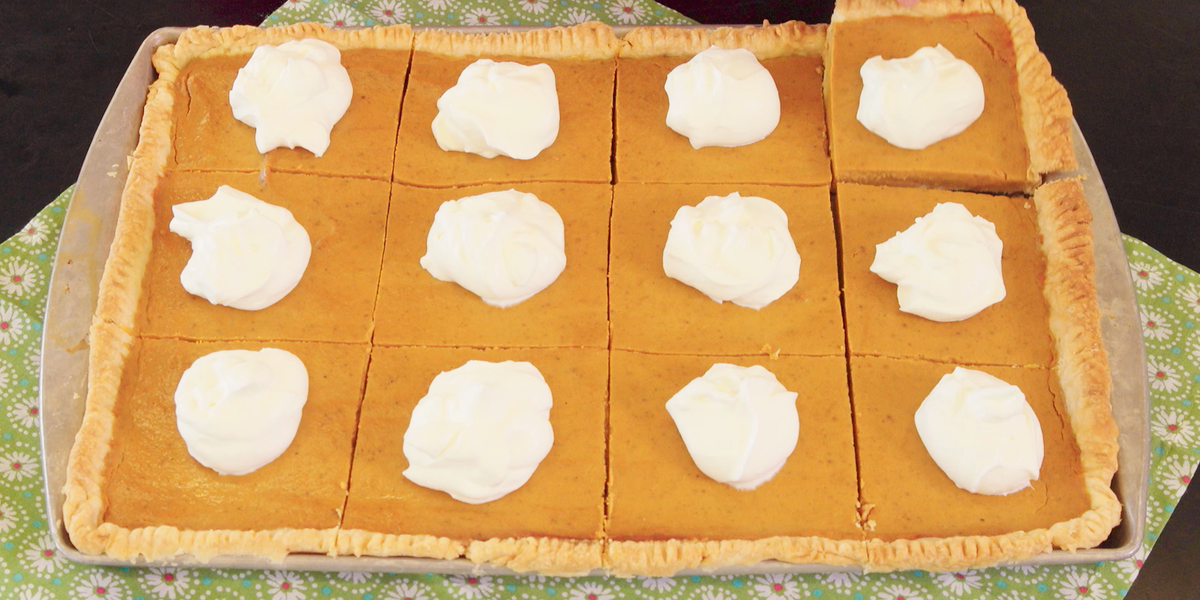 Best Pumpkin Slab Pie Recipe – How To Make Pumpkin Slab Pie – GoodHousekeeping.com