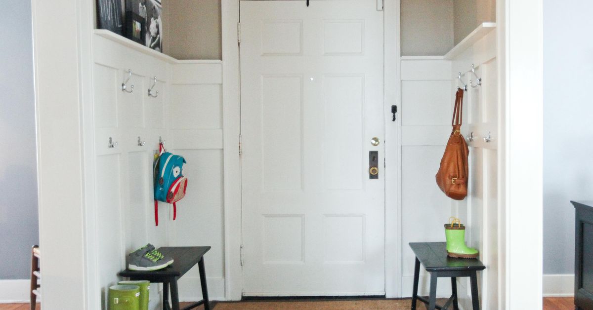 Entryway redo on a budget